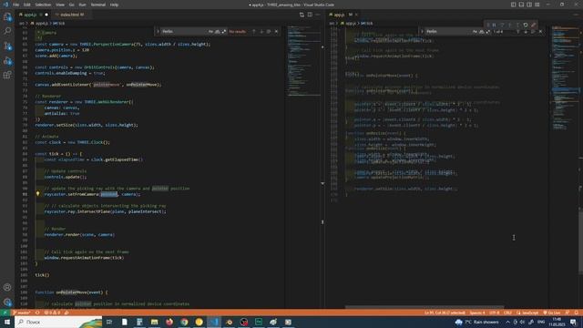 THREE.js Создаю сцену по референсу из Blender смотреть онлайн