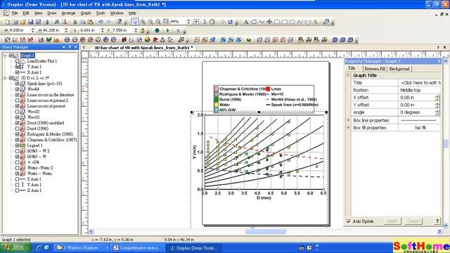 Grapher 3D Tick Labels смотреть онлайн
