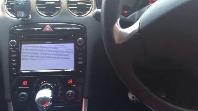 Peugeot 408 DVD player with navigator GPS system смотреть онлайн