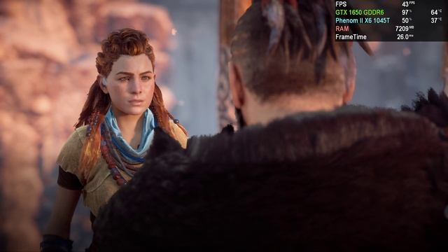 GTX 1650 + Phenom II X6 1045T 1080p Gameplay Test Horizon Zero Dawn: Complete Edition v 1.0.8.6 смотреть онлайн