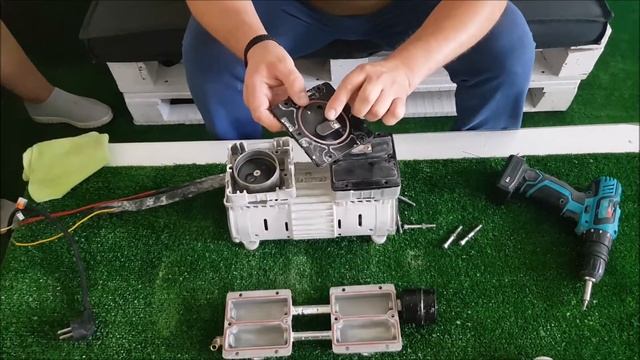 Ремонт компрессора на штукатурной станции PBE A-5 и A-7 смотреть онлайн