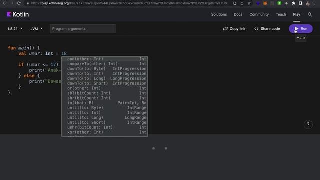 Tutorial Kotlin Dasar - Part 5. Condition if .. else смотреть онлайн