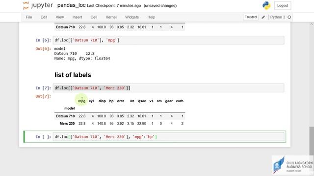 สอน Python สำหรับ Data science: การใช้ loc เพื่อเลือกแถวและคอลัมน์ смотреть онлайн