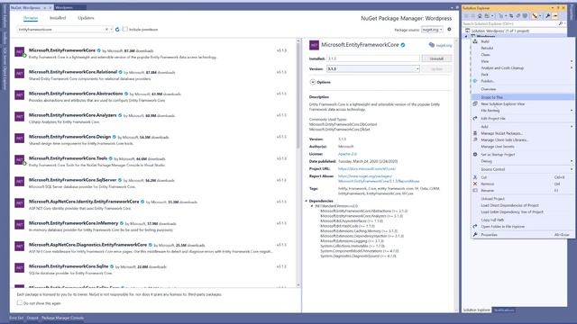 Scaffolding an Existing Database in EF Core | Import WordPress Database | ASP.NET CORE Project смотреть онлайн