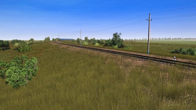 TE3-2537 С пассажирским составом по маршруту Лесногорск - Озёрное Trainz 2019 смотреть онлайн