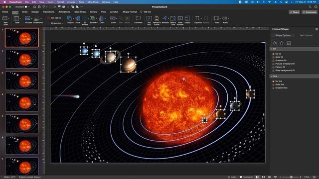 PowerPoint Slide Zoom and Responsive Mouse Over Animation Tutorial смотреть онлайн