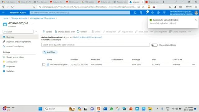 HOWTO CREATE MS AZURE BLOB STORAGE |EEE TV|CONTAINER смотреть онлайн