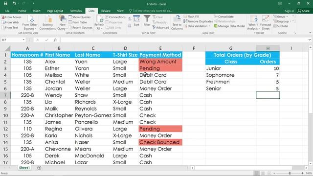 Excel: Sorting Data смотреть онлайн
