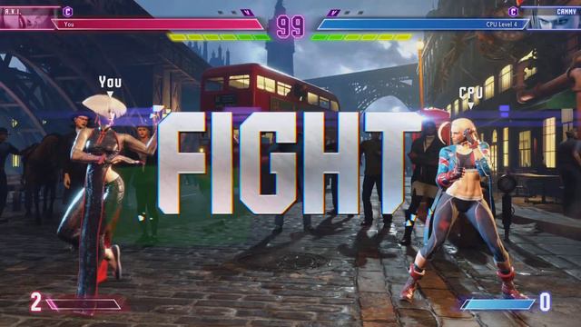 Street Fighter 6 A.K.I vs Cammy смотреть онлайн