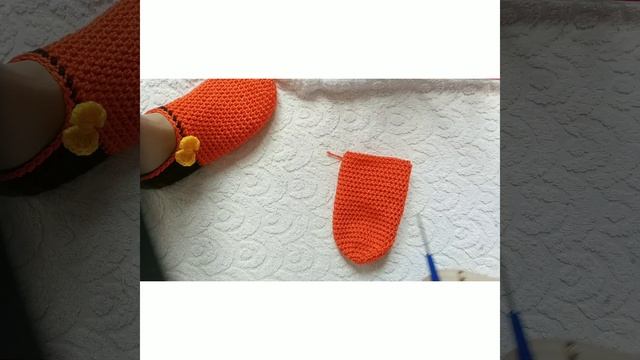 #тапочки_крючком Самые простые следки/тапочки крючком. Справится даже новичок. смотреть онлайн