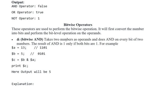 Perl | Operators смотреть онлайн
