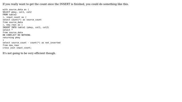 Databases: Count violated unique constraint caused by INSERT statement (2 Solutions!!) смотреть онлайн