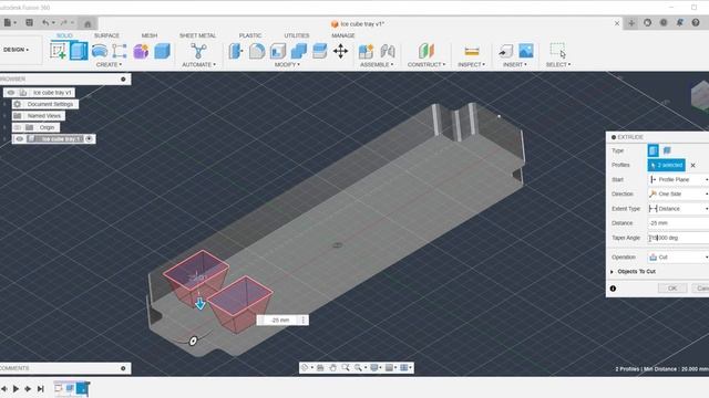 Fusion 360 Projects | Icetray смотреть онлайн