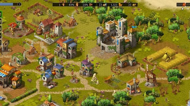 Townsmen A Kingdom Rebuilt The Seaside Empire Gameplay (PC Game) смотреть онлайн
