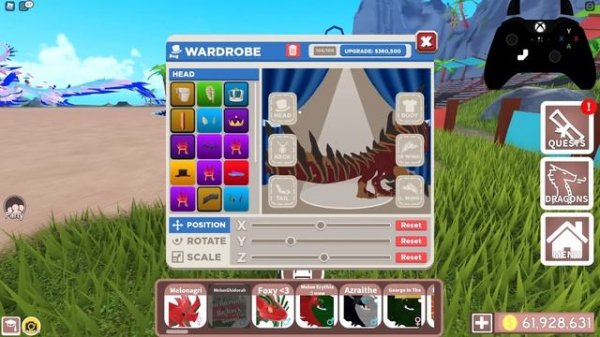 Keyboard+Mouse VS Controller In ROBLOX Dragon Adventures!!!