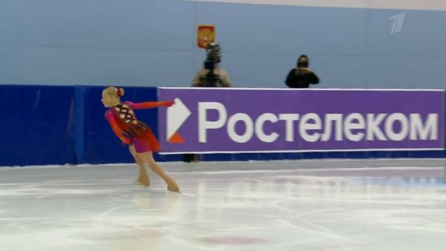 Вероника Яметова. Девушки. Произвольная программа. Контрольные прокаты по фигурному катанию 2022 смотреть онлайн