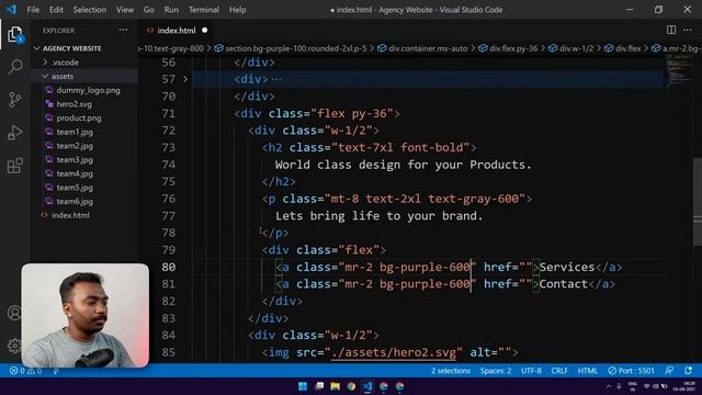 Part 2 | Tailwind CSS in Tamil | Website Development From Scratch using Tailwind смотреть онлайн