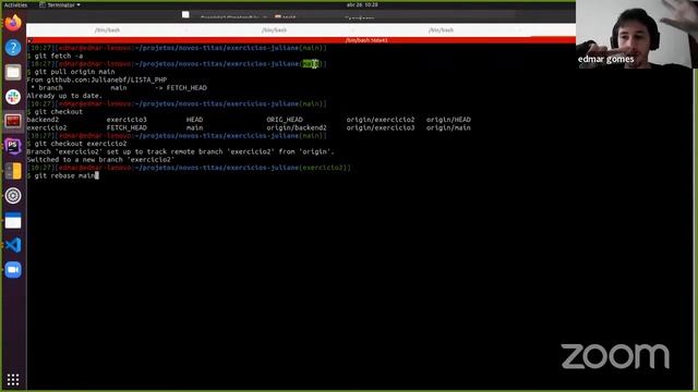 Aula Titãs - 26-04-2022 - Tira duvidas de testes e rebase смотреть онлайн