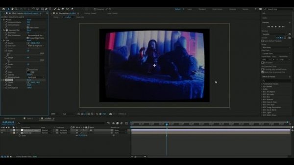 How To Make A CRT LOOK In After Effects (NO PLUGINS)