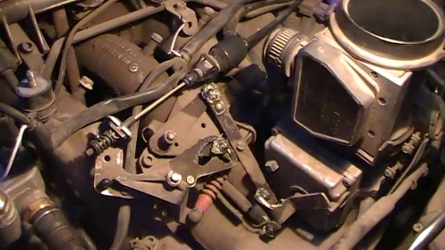 Регулировка Троса АКПП W140 S320 1992 год.