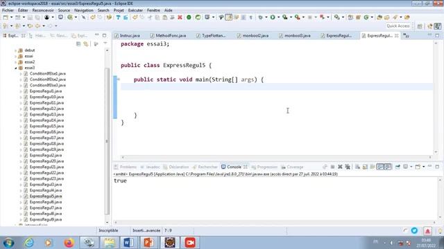 CI2SE Bases Java 066 Expressions Regulieres REGEX Metacaracteres Meta Characters Suite смотреть онлайн