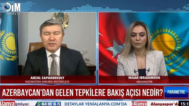 Kazakistan’ın Ankara Büyükelçisi Abzal Saparbekuly Kazakistan olaylarını canlı yayında anlattı. смотреть онлайн