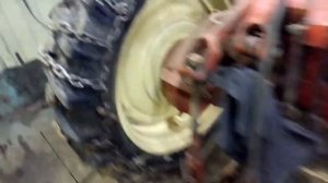 Ремонт т25, поменял сальники, переклепал тормаза на одной староне...