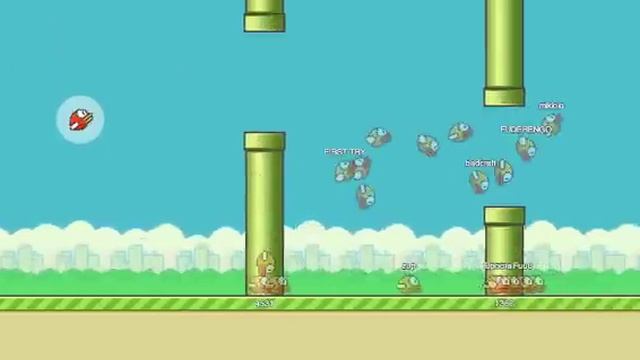 Flappy bird mass multiplayer game смотреть онлайн
