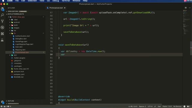 Flutter Upload image to Firebase - Android & iOS Blog App - Flutter Tutorials смотреть онлайн