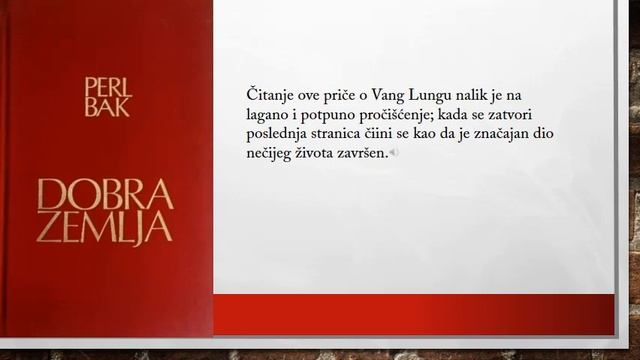 DOBRA ZEMLJA | Perl Bak / AUDIO KNJIGA смотреть онлайн