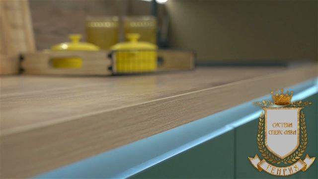 Кухня «Генрих» в стиле «эко-лофт» от компании «Кухонный Двор» смотреть онлайн