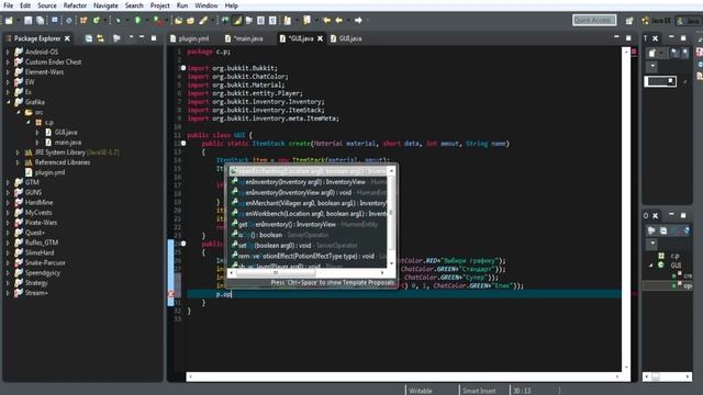 Кодим плагин на графику. [Bukkit-Coding] смотреть онлайн