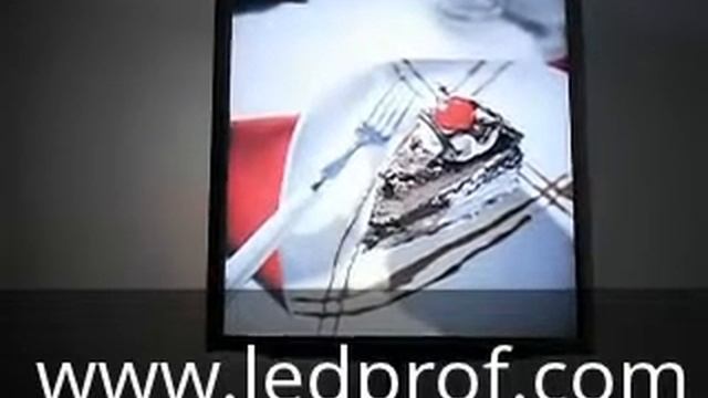 Вращающийся лайтбокс для магазинов. смотреть онлайн