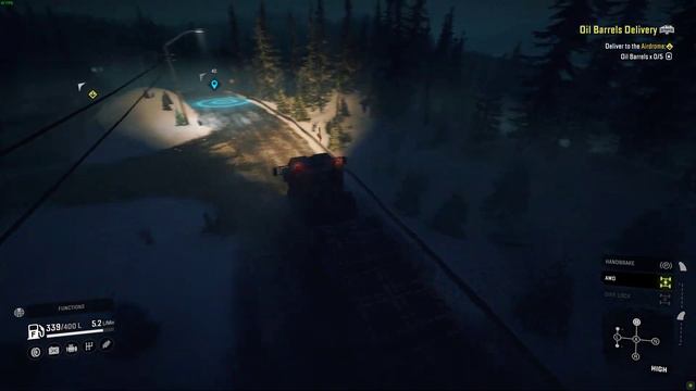 SnowRunner | Oil Barrels Delivery | Derry Longhorn 4520 смотреть онлайн