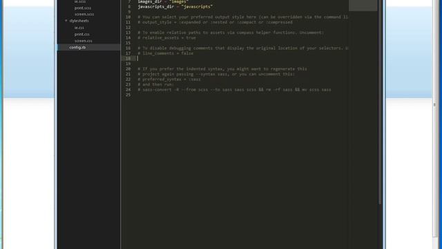 Installation SASS et COMPASS смотреть онлайн