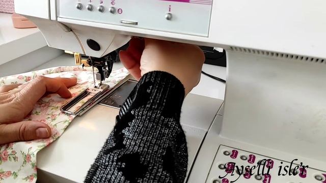 Nevresim setleriniz için makinada ilik açma düğme dikme ( sewing buttonholes on the machine) смотреть онлайн