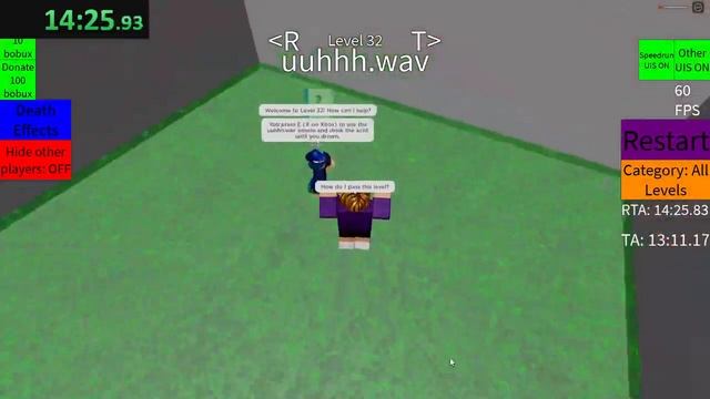 Roblox: Try To Die | FIRST EVER Level 50 Speedrun смотреть онлайн