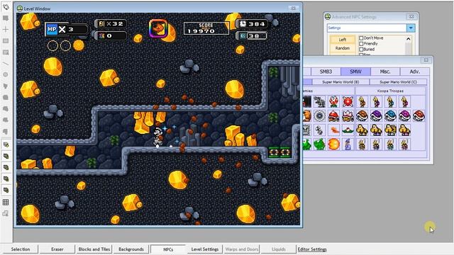 Super Mario Bros. X (SMBX 1.4.4-38A): Custom Power Up - Metal Mushroom (By SuperBird111) смотреть онлайн