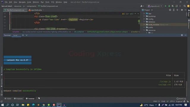 4 Add Vuejs Navbar | Laravel Vue.js URL Shortener | Laravel Vuejs Tutorial | Coding Xpress смотреть онлайн