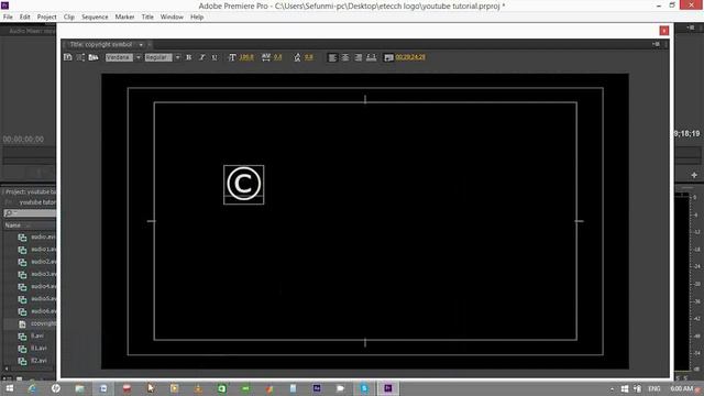 how to write the copyright symbol in adobe premiere and after effects quick tip 2015 смотреть онлайн
