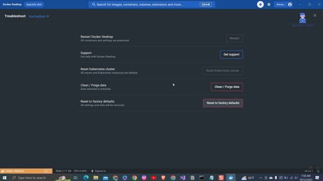 How to reset Docker to default settings? смотреть онлайн