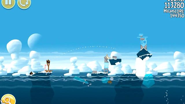 Angry Birds Seasons. Arctic Eggspedition (level 1-17) 3 stars Прохождение от SAFa смотреть онлайн