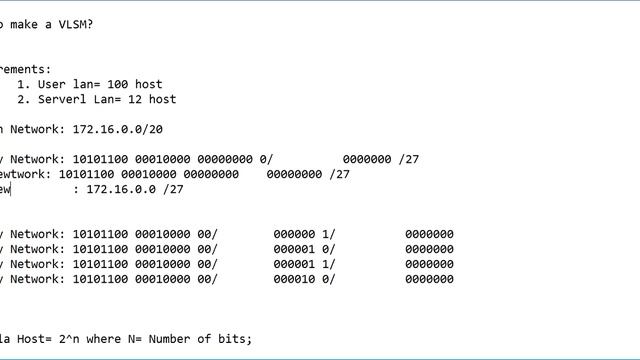 IP Address- VLSM смотреть онлайн