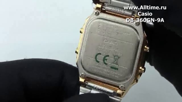 Мужские японские наручные часы Casio DB-360GN-9A смотреть онлайн