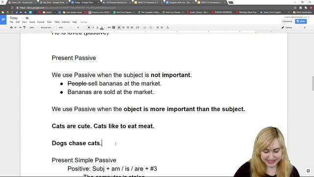Present Passive - Pre-Intermediate English with Nicole #17 смотреть онлайн