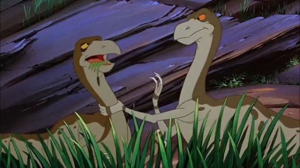 The Land Before Time 2: The Great Valley Adventure - Ozzy And Strut Introduction