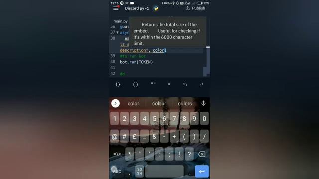 Discord-py|| Part -2 || Making Embeds|| Coding on mobile|| CwY смотреть онлайн