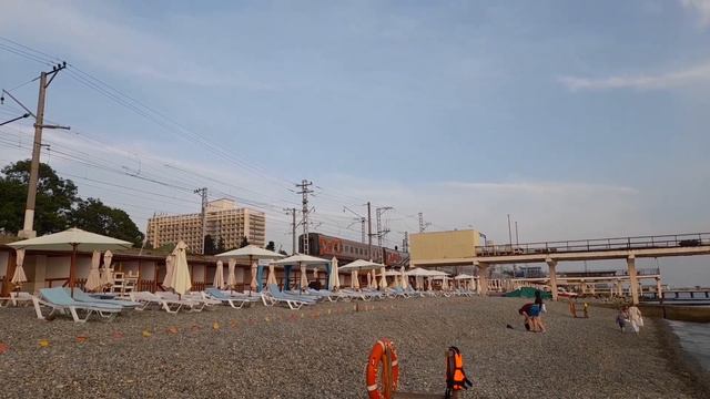 Адлер - Сочи Пляж Черное море Поезда часть 3 смотреть онлайн
