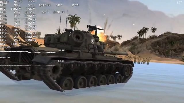 World of Tanks enCore RT(Benchmark). FPS Test Nvidia GeForce GT 710 (INTEL Xeon E3 1270) смотреть онлайн