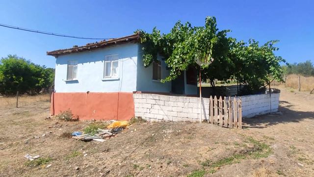 14 - GÖNEN'E 6 KM 1424 M2 ARSA İÇİNDE MANZARALI KÖY EVİ #köyevi #köyhayatı #satılıkköyevi #gönen